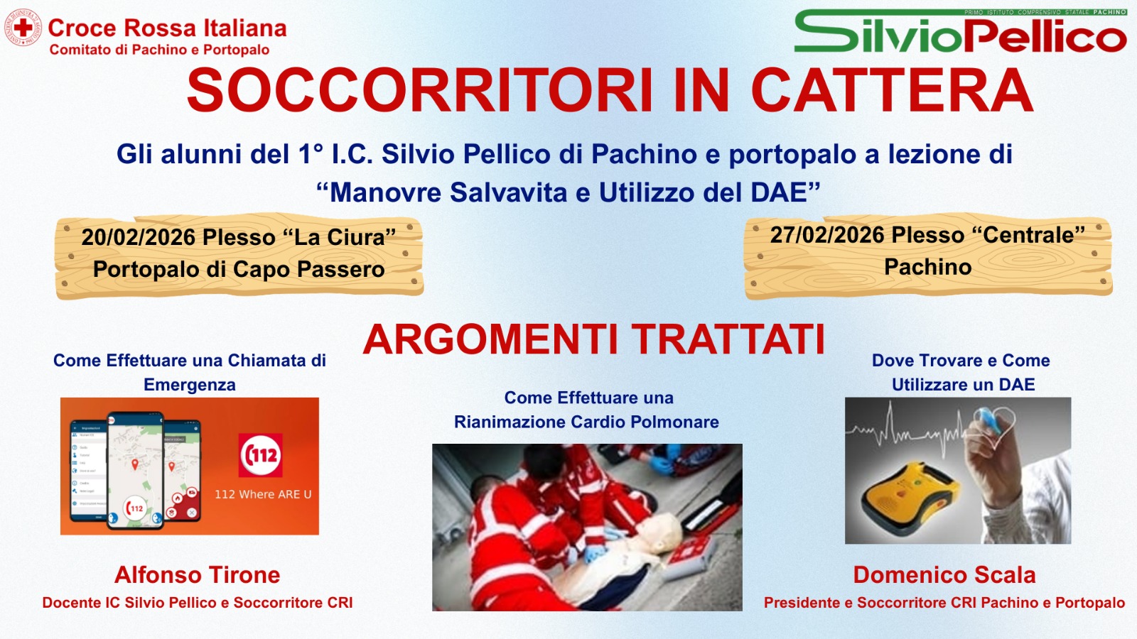 Soccorritori in cattedra